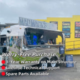 Airstream food trailer in real operation – 1-year structural warranty, lifetime technical support, spare parts available – Isabella Trailer