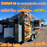 Full side-profile exterior view of a square box taco concession trailer featuring custom street food graphic wrapping and a heavy-duty dual-axle platform
